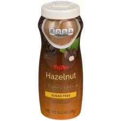 Hy-vee Hazelnut Sugar Free Coffee Creamer- 10.2 oz