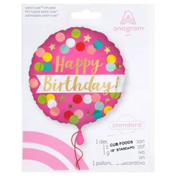 Anagram Standard Birthday Balloon - 18 Inch