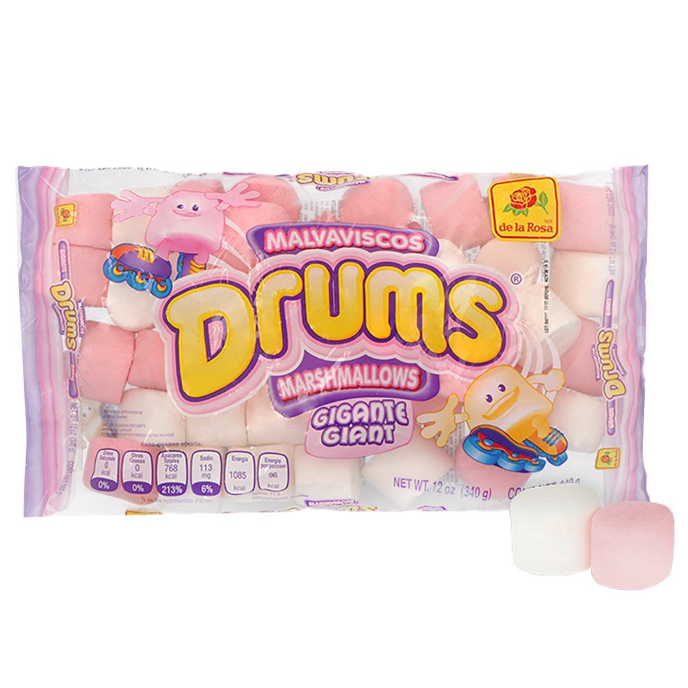 slide 1 of 1, De la Rosa Marshmallow Drums, 12 oz