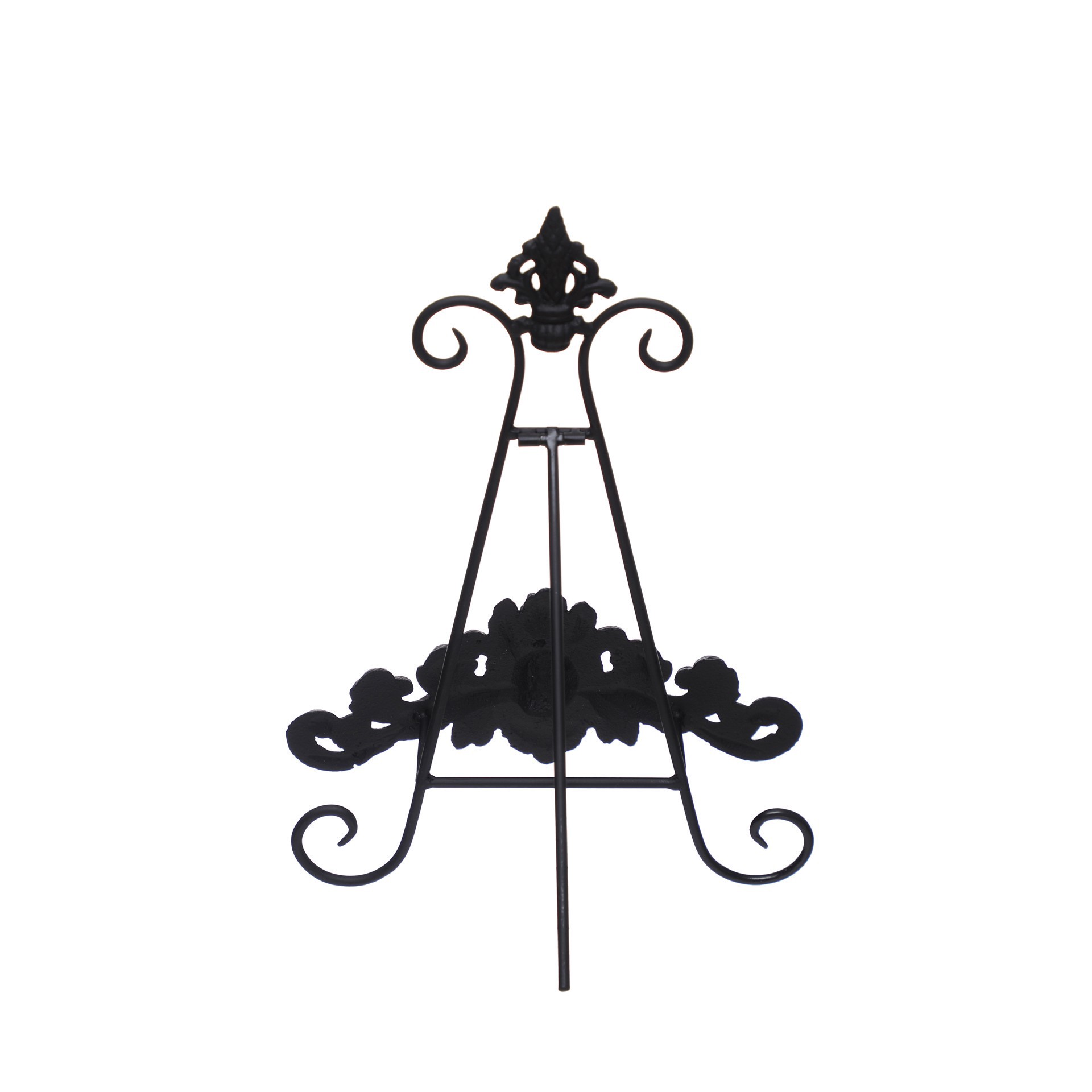 slide 2 of 3, 13.5" Black Metal Easel Tabletop Accent By Ashland, 13.5 in