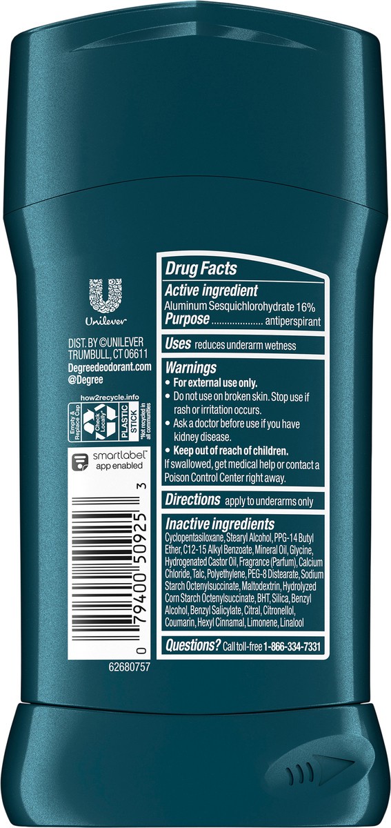 slide 6 of 7, Degree Advanced Deep Cedar & Lavender APDEO, 2.7 oz