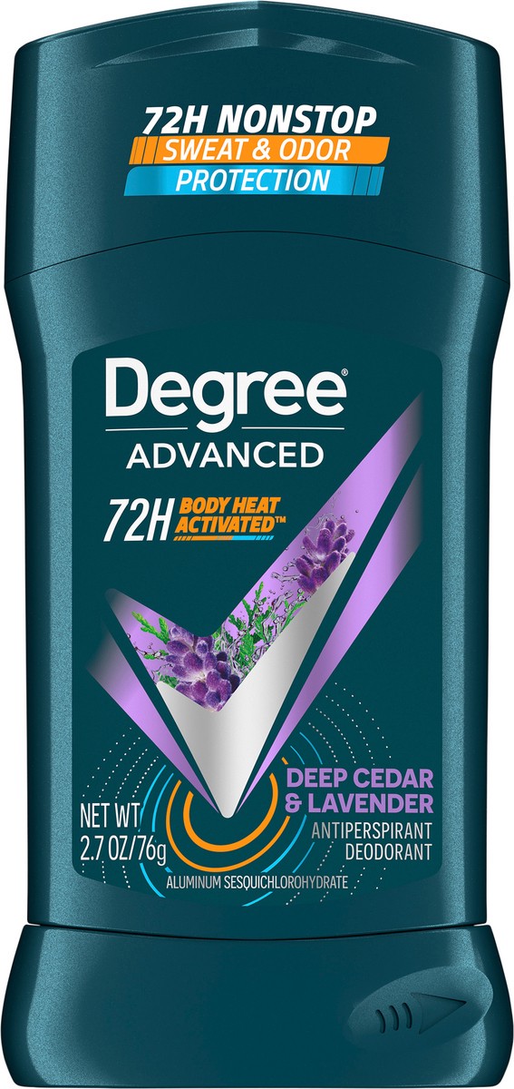 slide 4 of 7, Degree Advanced Deep Cedar & Lavender APDEO, 2.7 oz