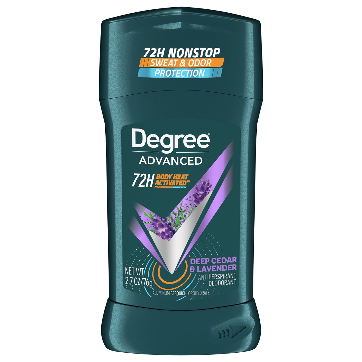 slide 1 of 7, Degree Advanced Deep Cedar & Lavender APDEO, 2.7 oz