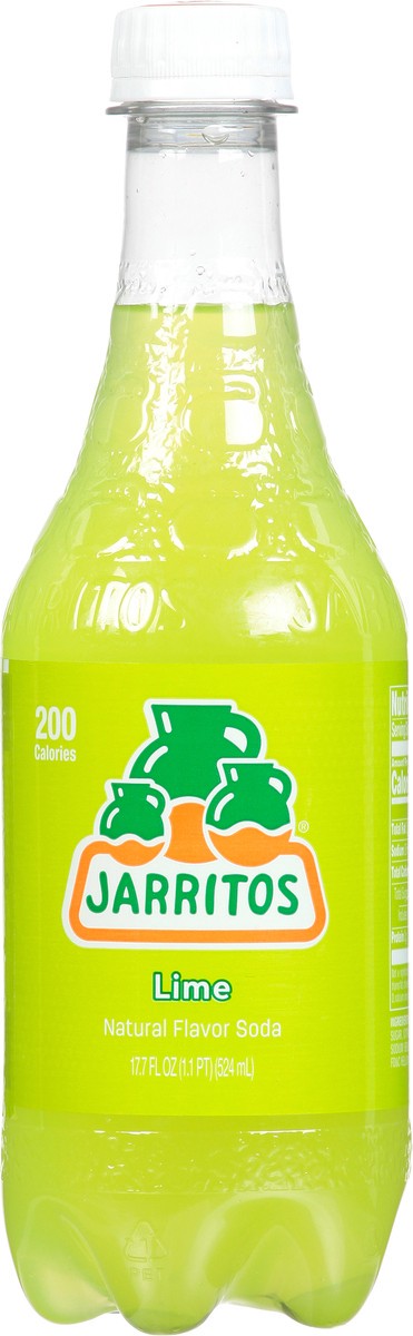 slide 6 of 13, Jarritos Soda, Lime - 17.7 fl oz, 17.7 fl oz