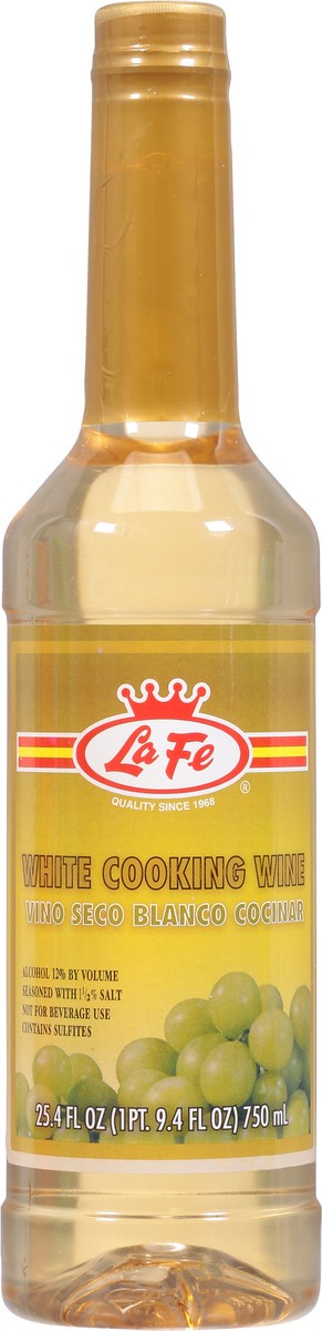 slide 9 of 11, La Fe White Cooking Wine 25.4 fl oz, 25.4 fl oz