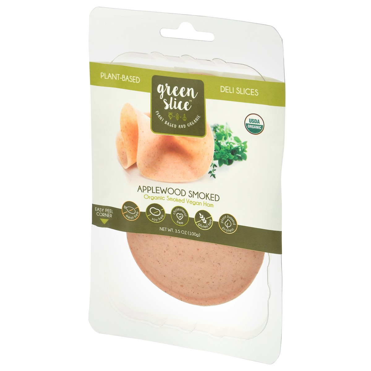 slide 3 of 13, Green Slice Organic Plant-Based Applewood Smoked Deli Slices 3.5 oz, 3.5 oz