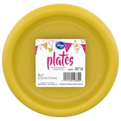 Kroger 7 in Neon Yellow Plate