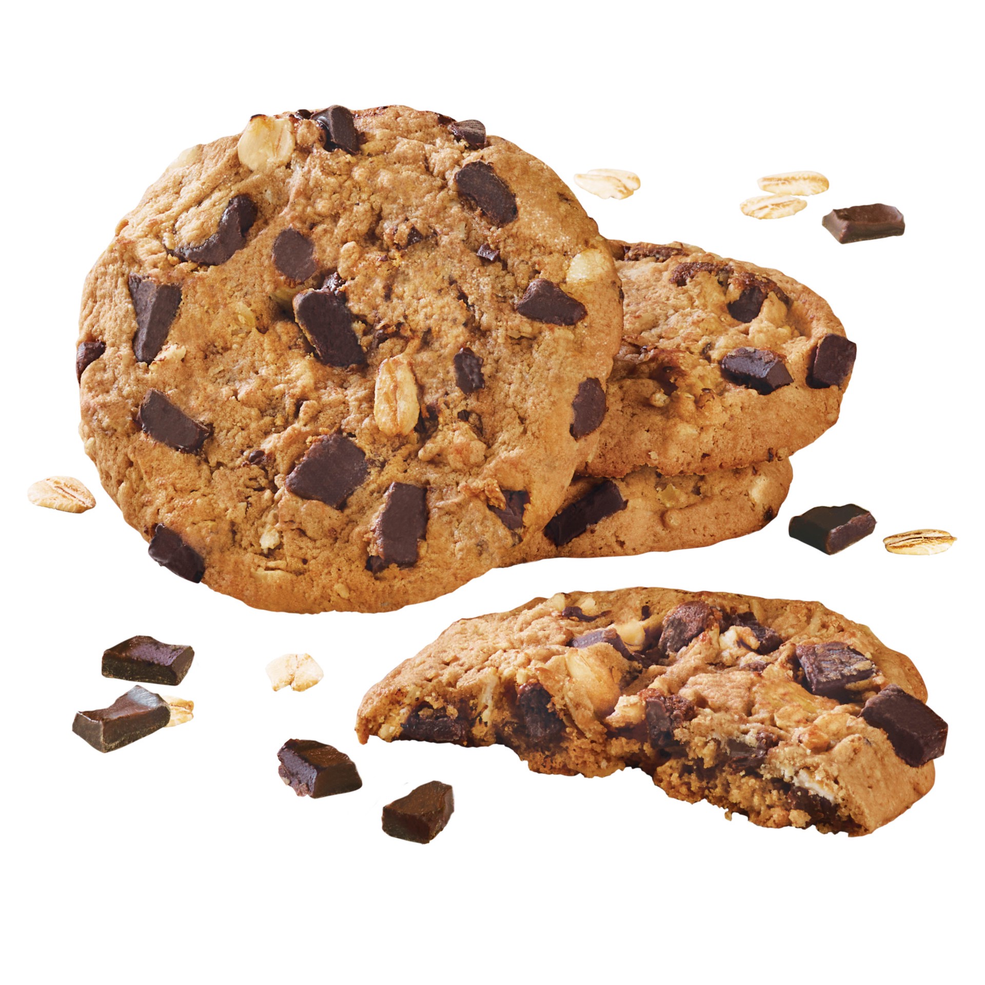 slide 2 of 5, VOORTMAN Bakery Perfectly Sweet Oatmeal Chocolate Chunk Cookies, 8.04 oz, 8.04 oz