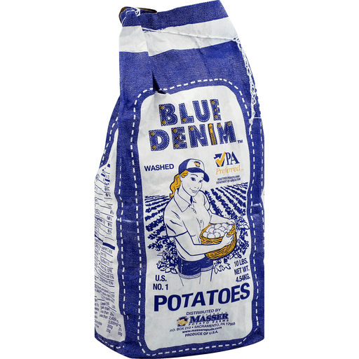 slide 2 of 2, Blue Denim White Eastern Potatoes, 10 lb