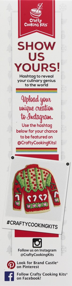 slide 9 of 9, Crafty Cooking Kits Ugly Sweater Sugar Cookie Kit 11.5 oz, 11.5 oz