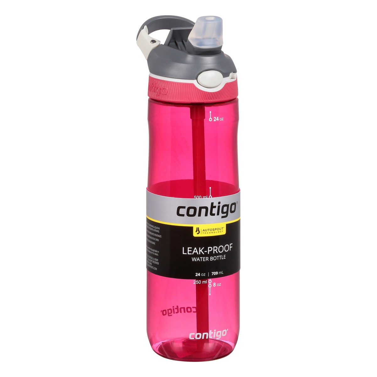 slide 3 of 11, Contigo Autospout Leak-Proof Ashland Sangria 24 Ounce Water Bottle 1 ea, 1 ct