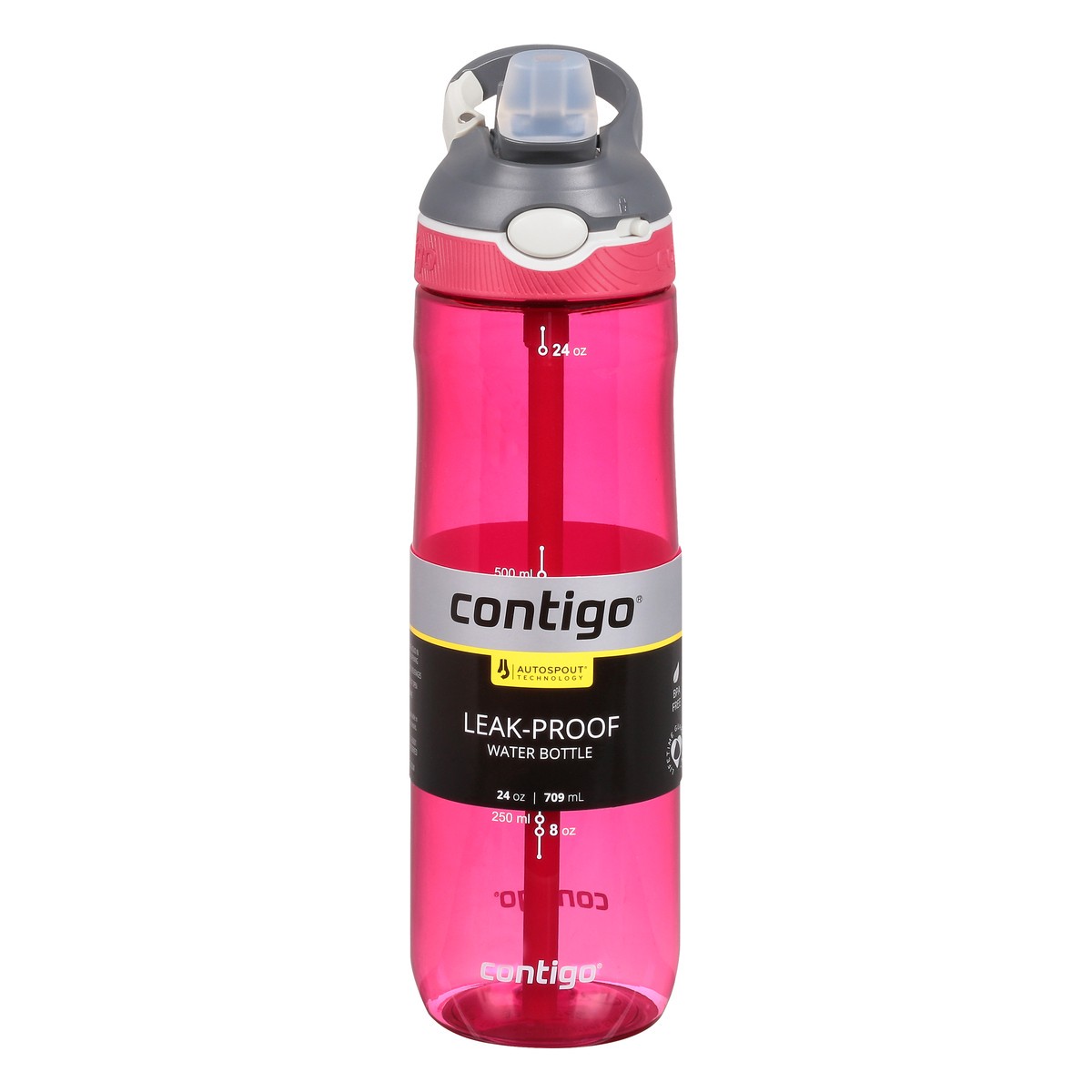 slide 1 of 11, Contigo Autospout Leak-Proof Ashland Sangria 24 Ounce Water Bottle 1 ea, 1 ct