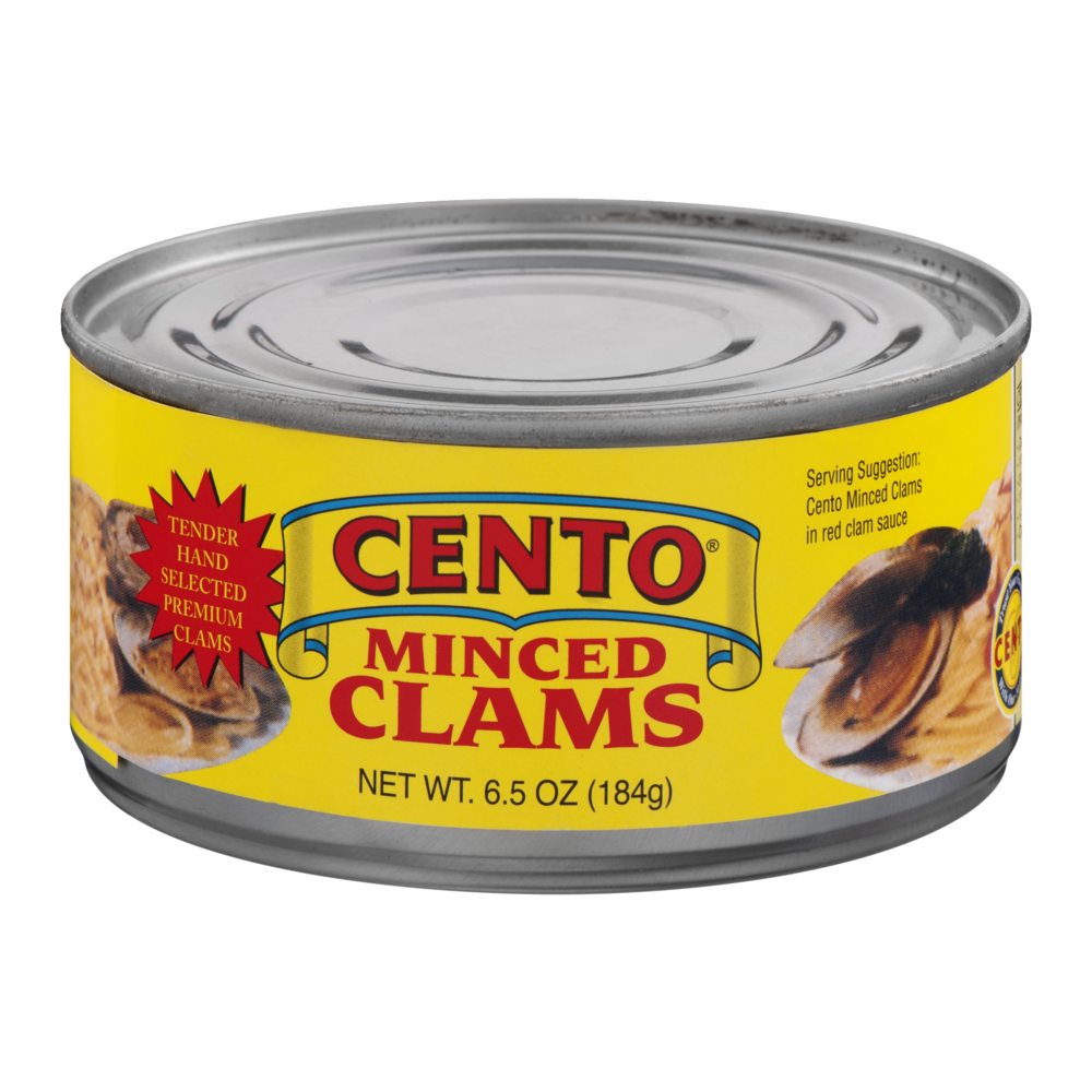 slide 1 of 9, Cento Minced Clams, 6.5 oz