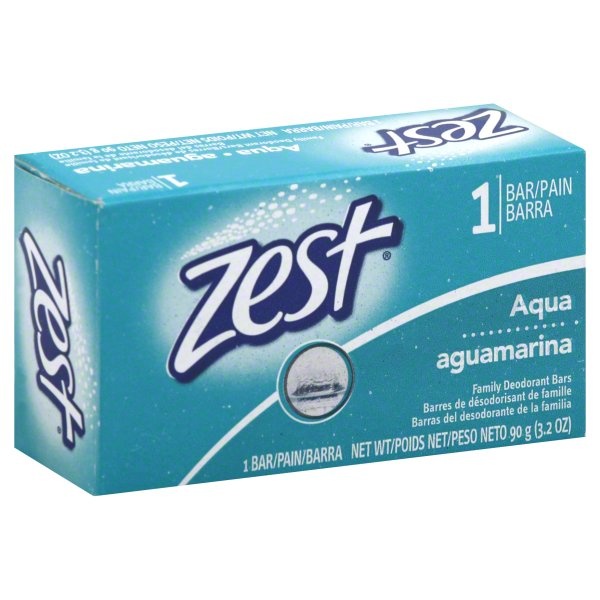 slide 1 of 1, Zest Aqua Aguamarina Soap, 3.2 oz