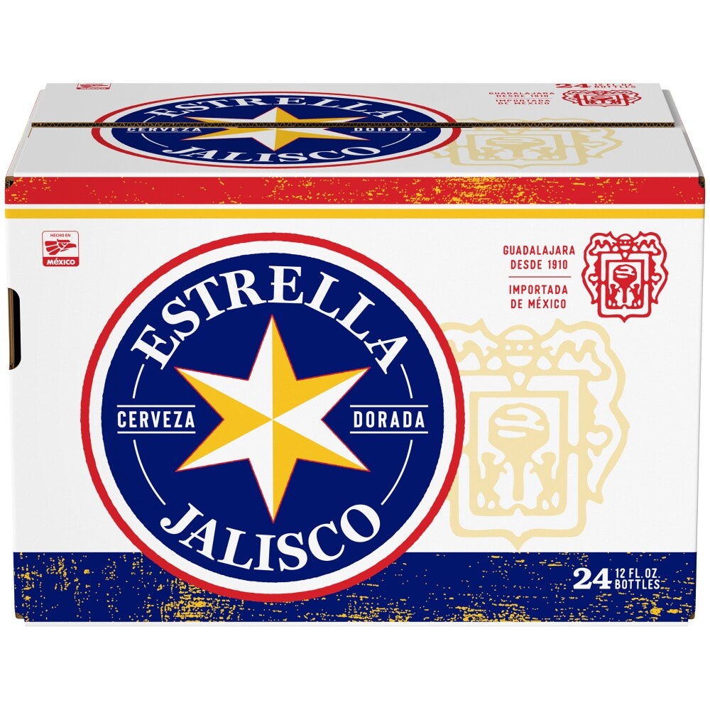 slide 1 of 1, Estrella Jalisco Beer, 24 ct; 12 fl oz