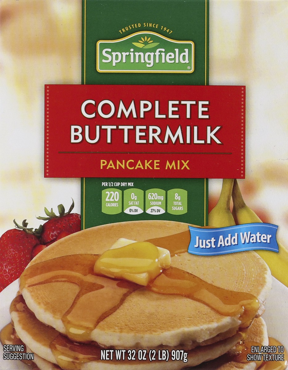 slide 2 of 13, Springfield Complete Buttermilk Pancake Mix 32 oz, 32 oz