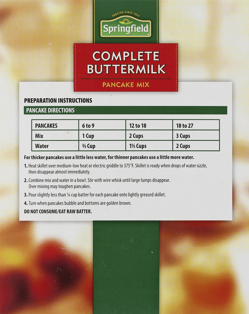 slide 7 of 13, Springfield Complete Buttermilk Pancake Mix 32 oz, 32 oz