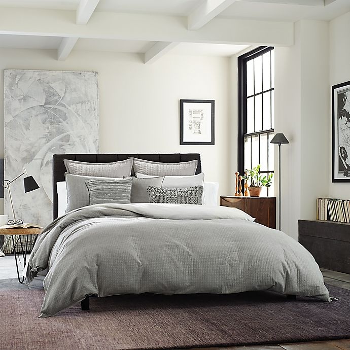 slide 1 of 1, Kenneth Cole New York Dovetail Full/Queen Duvet Cover - Grey, 1 ct