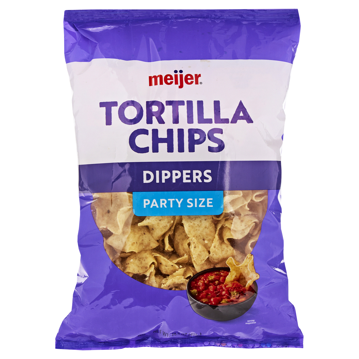 slide 1 of 2, Meijer Dipper Tortilla Chips, 14.5 oz