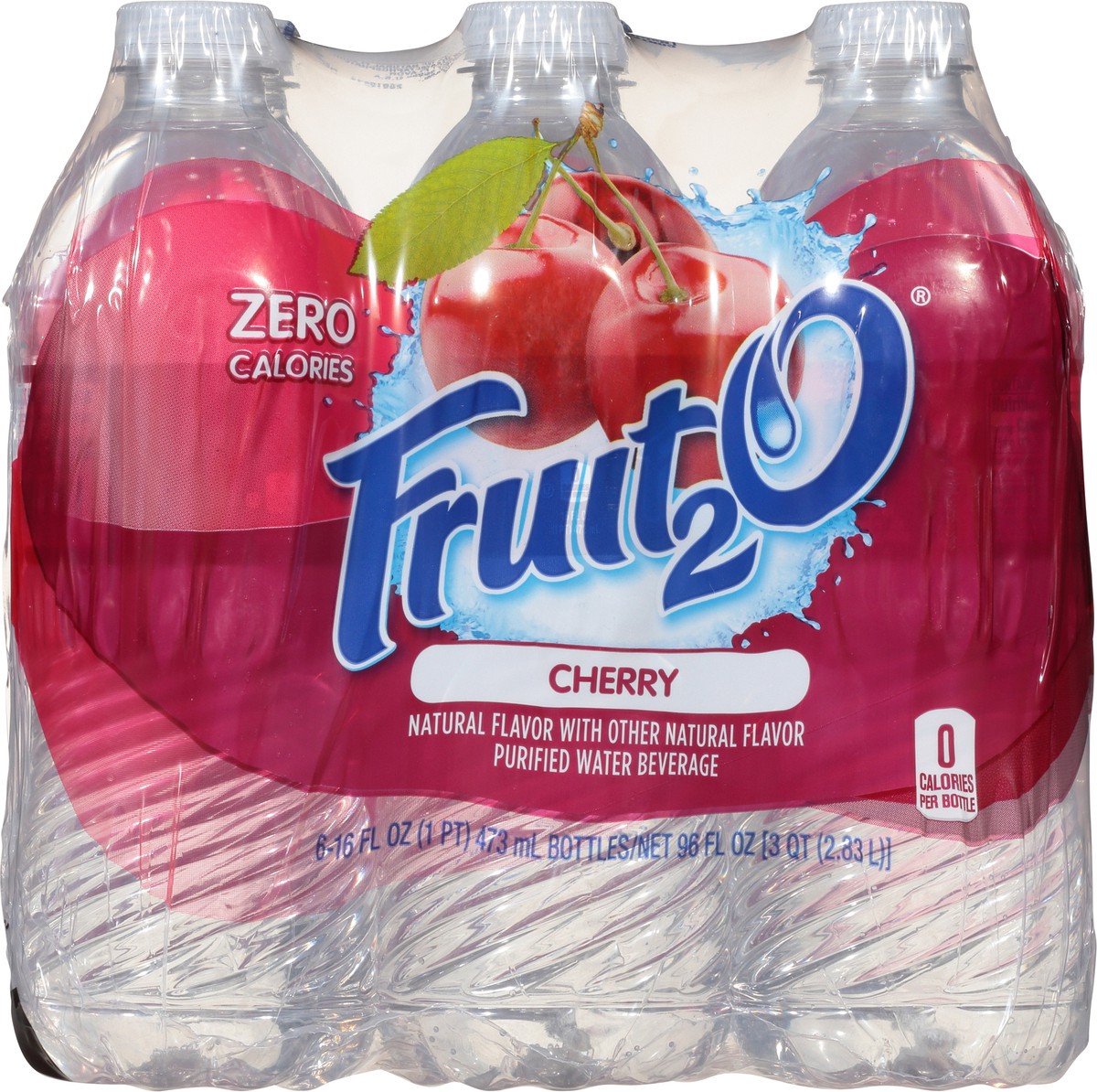 slide 9 of 10, Fruit2O 6 Pack Cherry Purified Water Beverage 6 ea, 6 ct