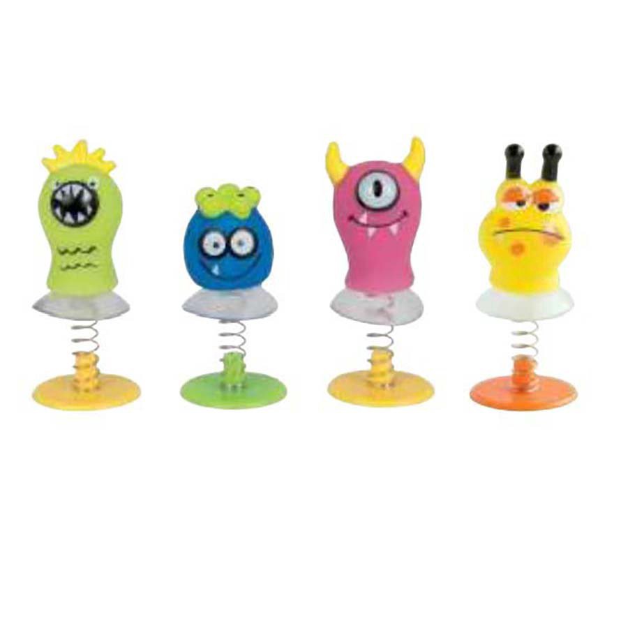 slide 1 of 1, Unique Industries Cute Monsters Spring Pop-Up Toys, 4 ct