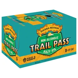 Sierra Nevada, Trail Pass Non-Alcoholic Hazy Ipa, 6pk