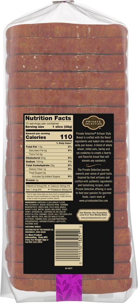 slide 2 of 2, Private Selection Artisan Style Steakhouse Thick Cut Bread, 20 oz