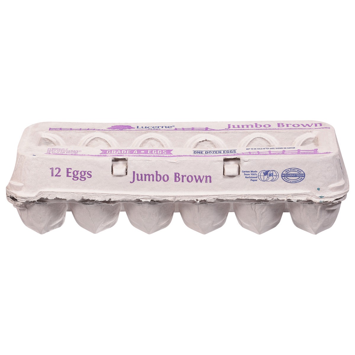 slide 9 of 11, Lucerne Dairy Farms Jumbo Brown Eggs, 12 ct