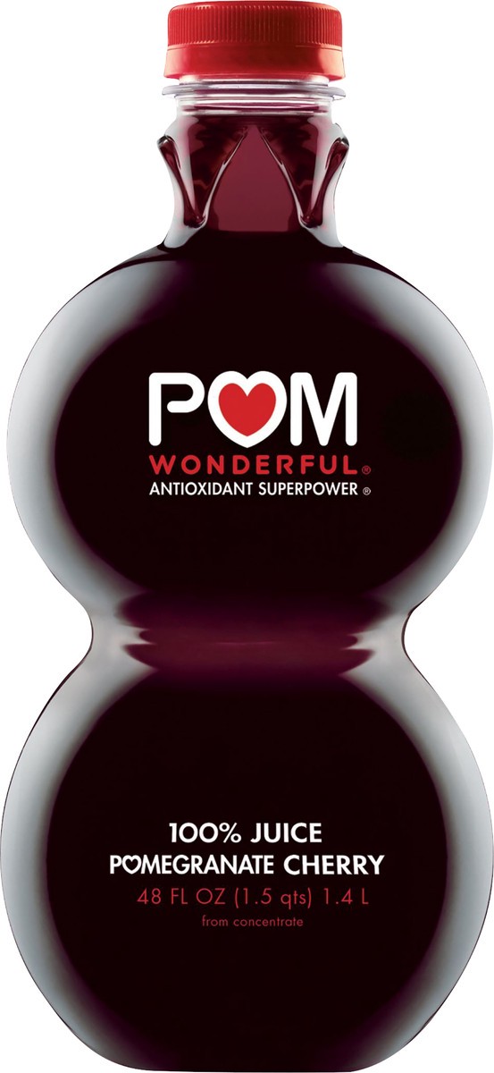 slide 3 of 3, POM Pom Wonderful Pomegrnte-Chrry 100% Juice, 48 fl oz