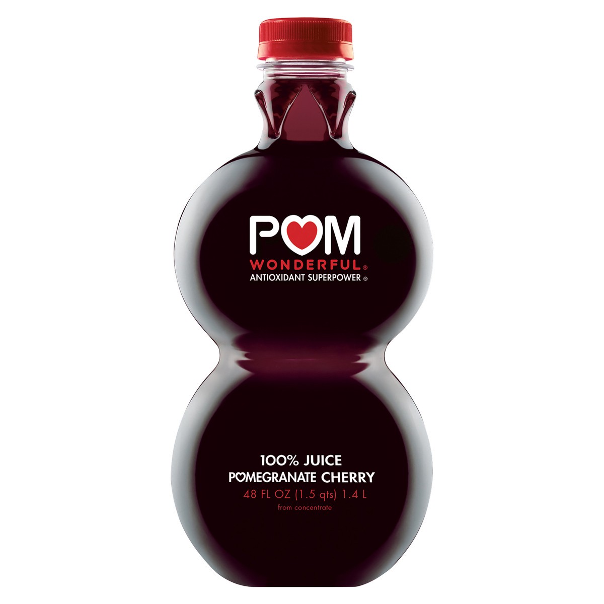 slide 1 of 3, POM Wonderful 100% Juice, Pomegranate Cherry, 48 fl oz, 48 fl oz
