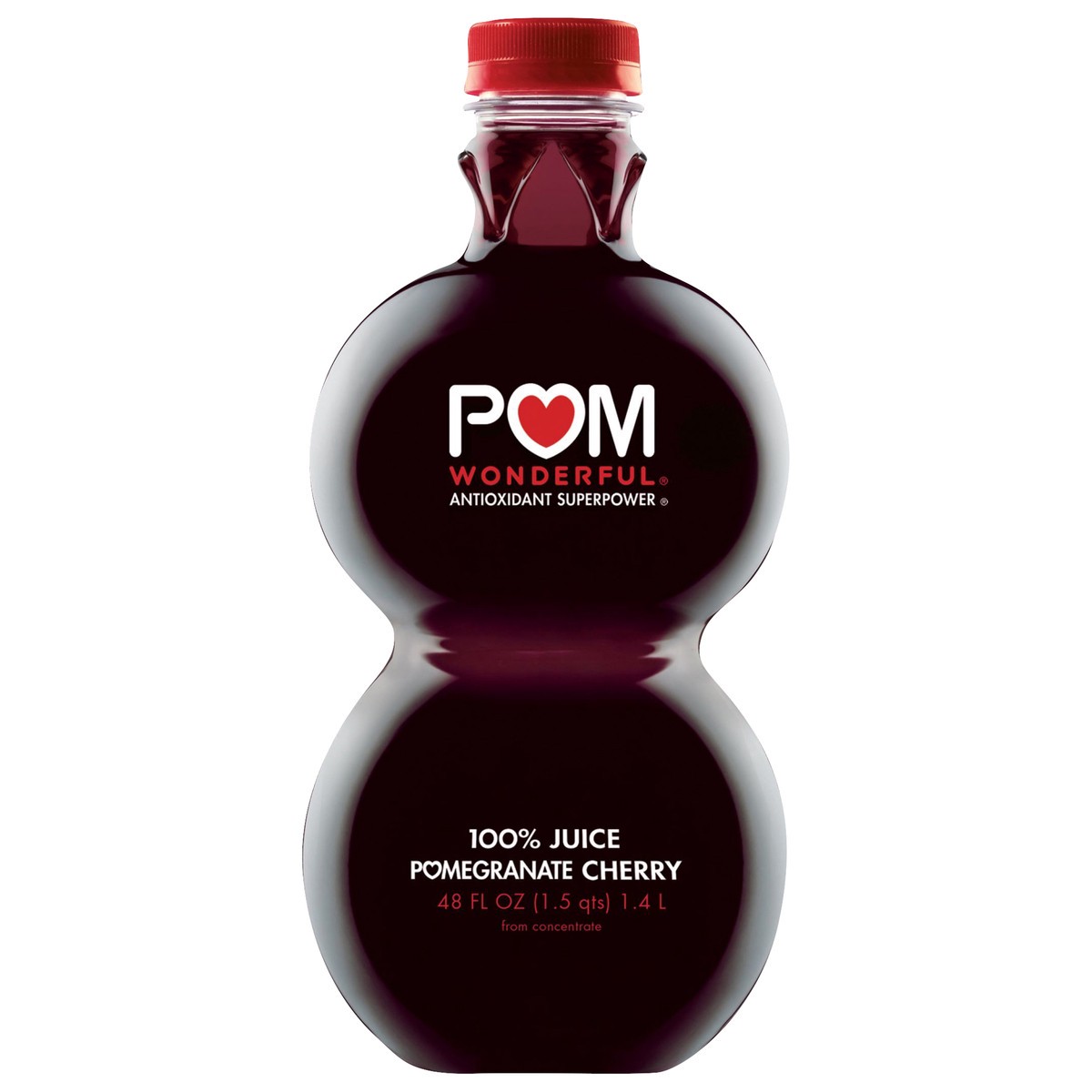 slide 1 of 3, POM Pom Wonderful Pomegrnte-Chrry 100% Juice, 48 fl oz