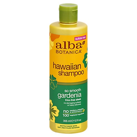 slide 1 of 1, Alba Botanica Hawaiian Shampoo So Smooth Gardenia, 12 oz