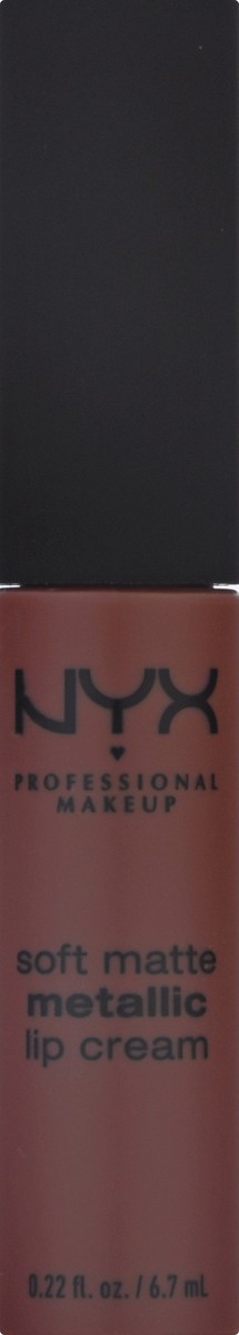 slide 1 of 9, NYX Professional Makeup Cannes SMMLC09 Metallic Soft Matte Lip Cream 0.22 oz, 0.22 oz