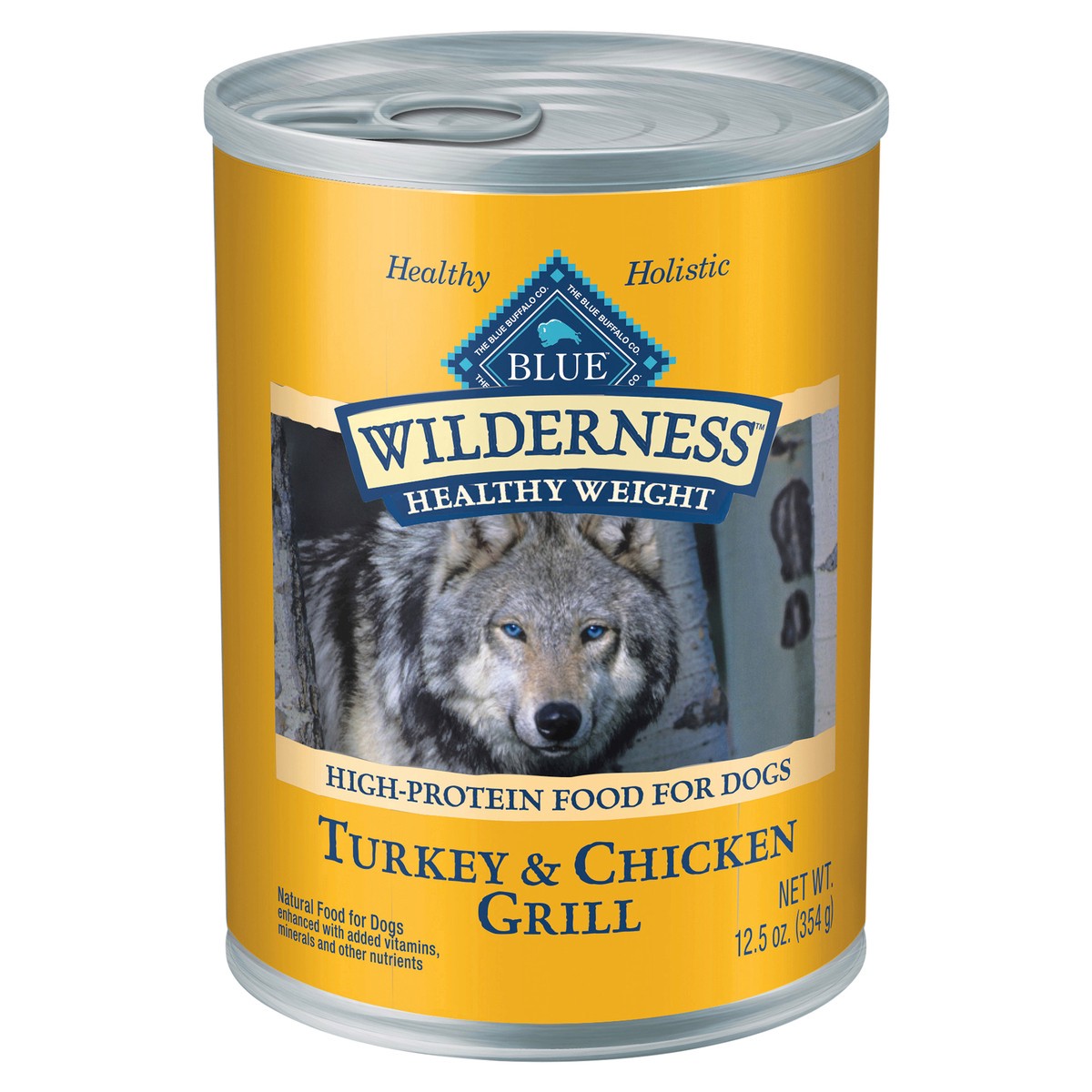 slide 1 of 1, Blue Wilderness Turkey & Chicken Grill Wet Senior Dog Food, 12.5 oz