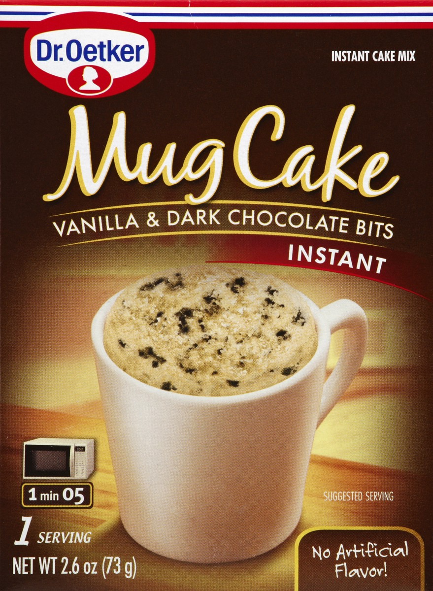 slide 3 of 4, Dr. Oetker Mug Cake - Vanilla And Dark Chocolate Bits, 2.6 oz