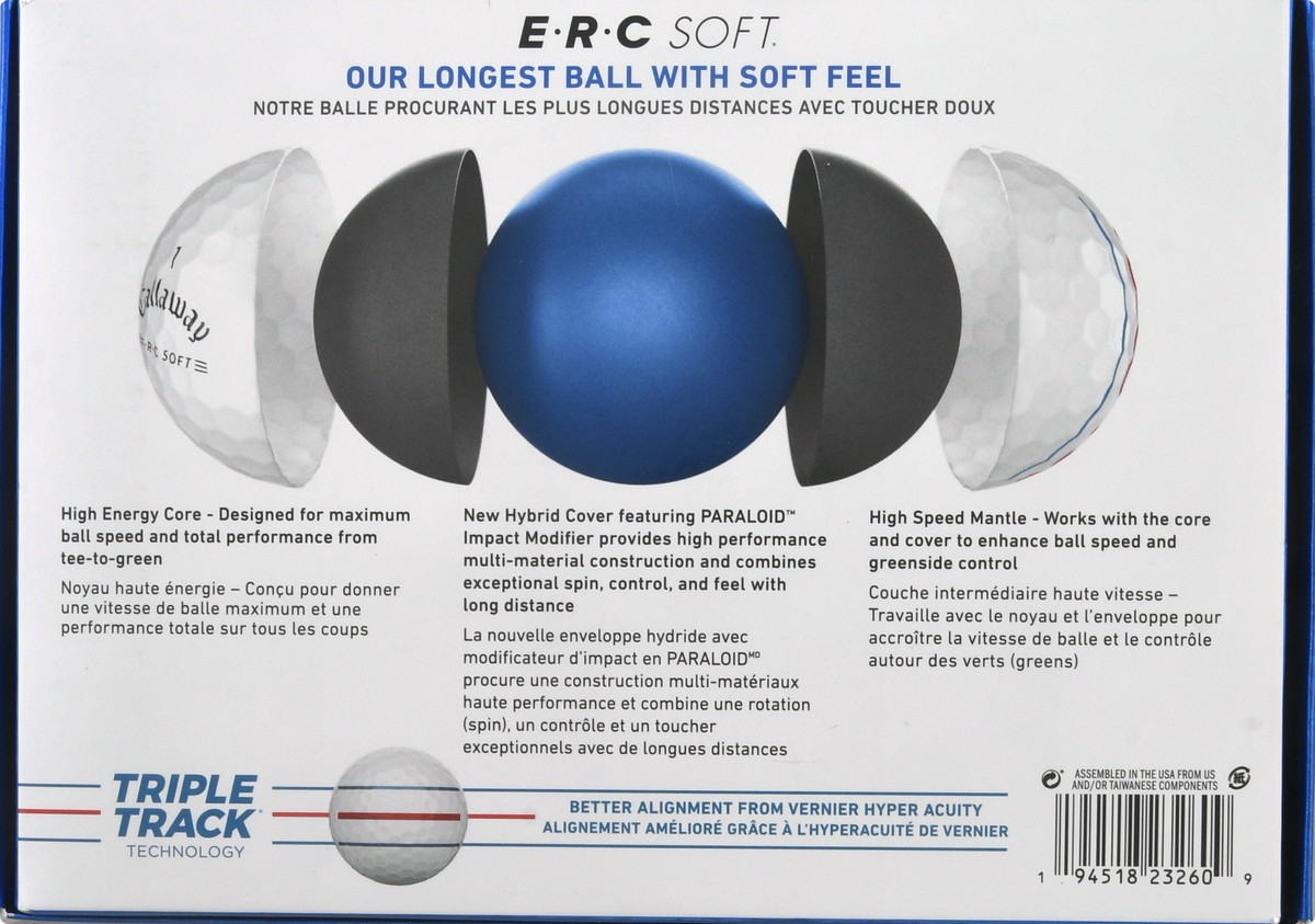 slide 6 of 9, Callaway ERC Triple Track Golf Ball, 12 ct