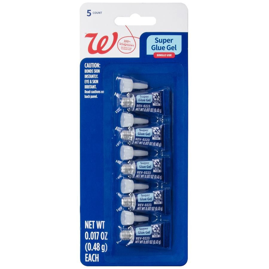 slide 1 of 3, Walgreens Super Glue Gel, 0.02 oz