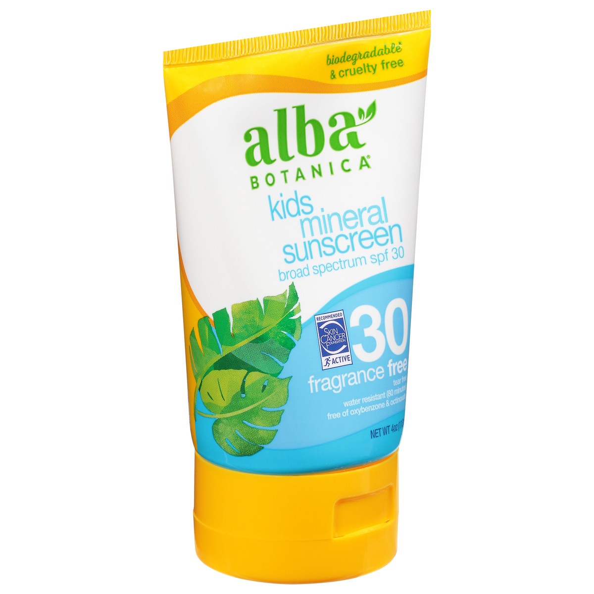 slide 5 of 8, Alba Botanica Alba Sunscreen Spf 30 Kid Mineral, 4 fl oz