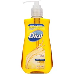 Dial Complete Antibacterial Liquid Hand Soap, Gold, 7.5 fl oz