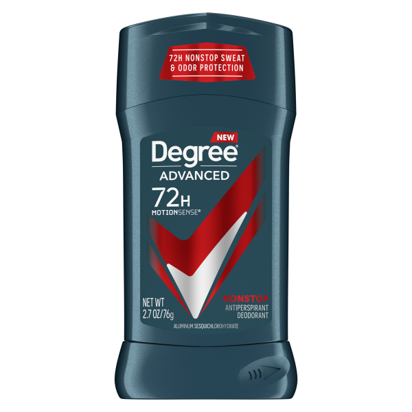 slide 2 of 7, Degree Men Nonstop Antiperspirant Deodorant, 2.7 oz
