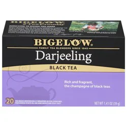 Bigelow Darjeeling, Black Tea, Tea bags, 20 TB, 20 individually wrapped tea bags