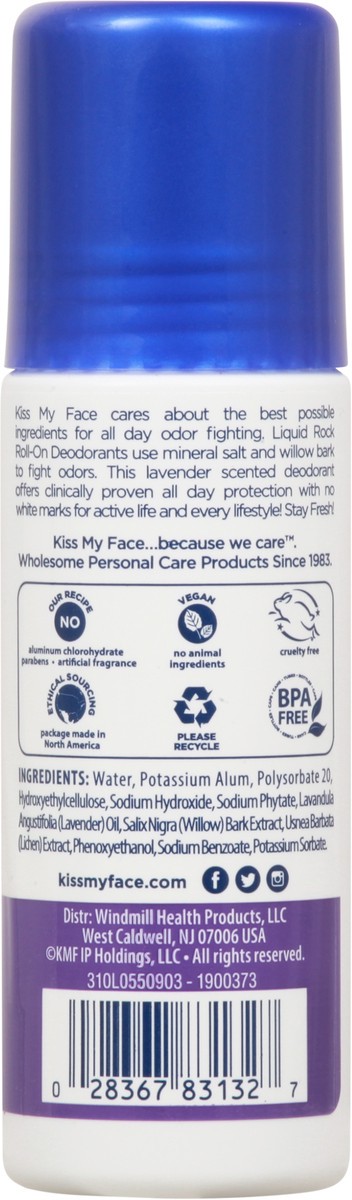 slide 8 of 11, Kiss My Face Lavender Roll On Deodorant, 3 oz