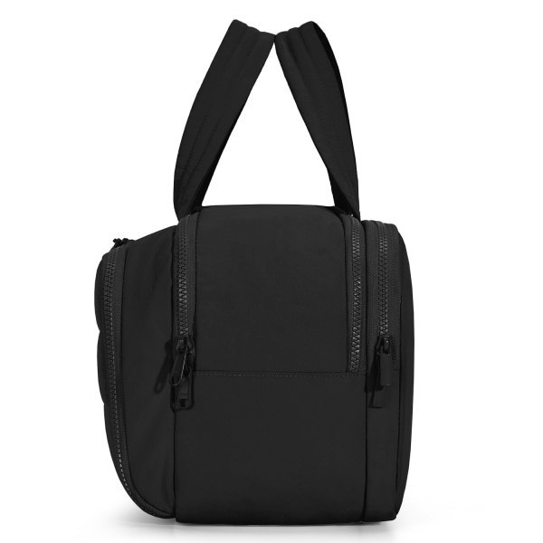 slide 2 of 10, BAGSMART Polyester Zora Spacesaver 4-In-1 Multi-Functional Toiletry Bag, 8-5/16""H x 11-13/16""W x 7-5/16""D, Black, 1 ct