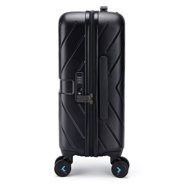 slide 8 of 10, BAGSMART Polycarbonate Rolling Daren Carry-On Suitcase, 21-3/4""H x 14""W x 8-3/4""D, Black, 1 ct