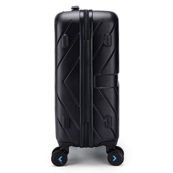 slide 3 of 10, BAGSMART Polycarbonate Rolling Daren Carry-On Suitcase, 21-3/4""H x 14""W x 8-3/4""D, Black, 1 ct