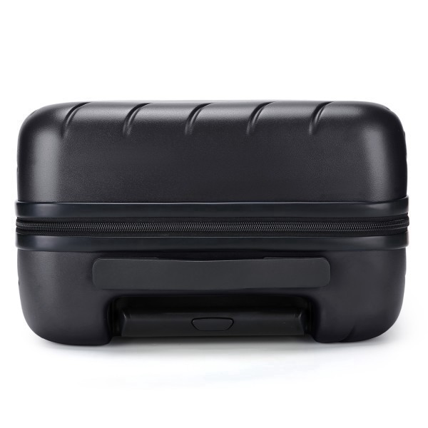 slide 9 of 10, BAGSMART Polycarbonate Rolling Daren Carry-On Suitcase, 21-3/4""H x 14""W x 8-3/4""D, Black, 1 ct