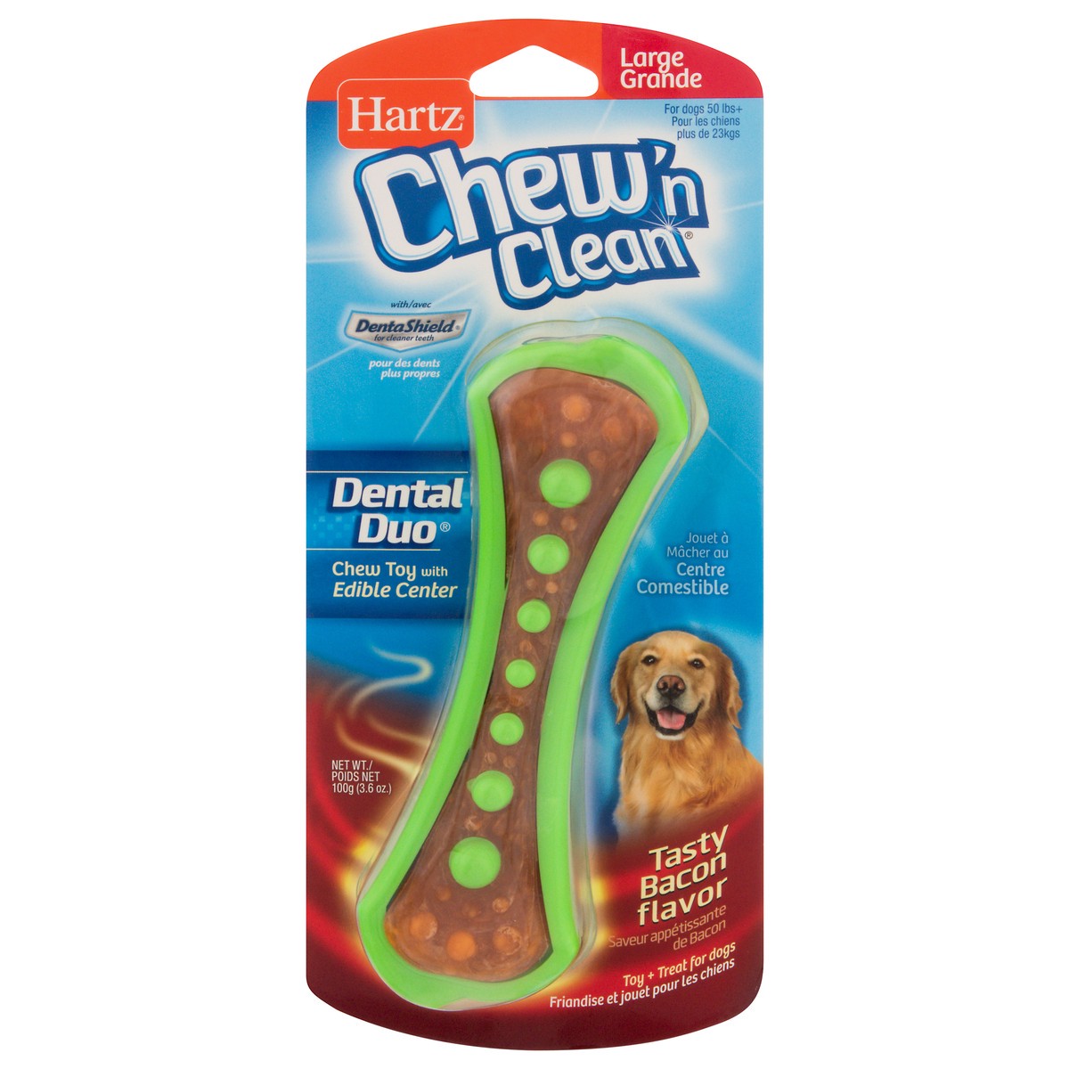 slide 10 of 10, Hartz Dental Duo Cleaner Large Dog, 3.6 oz