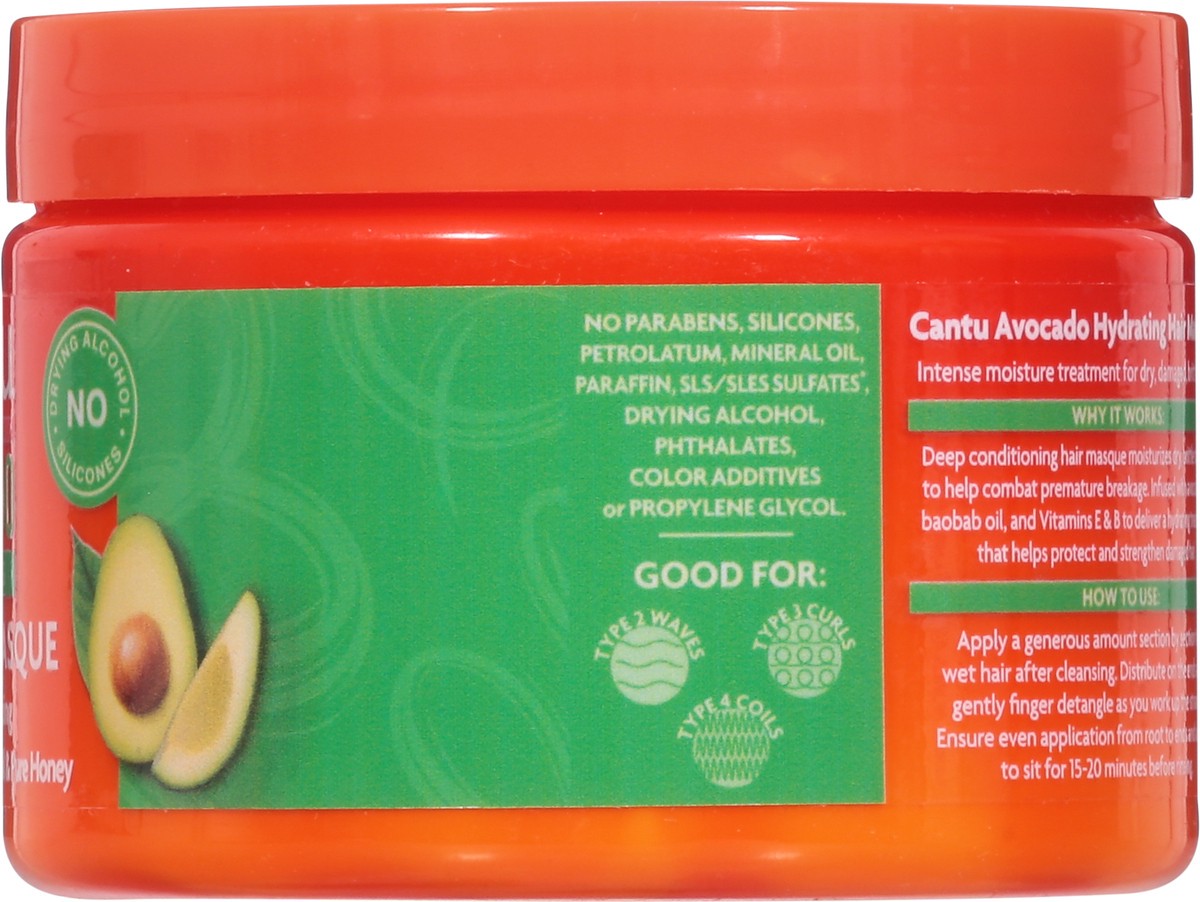 slide 2 of 12, Cantu Hydrating Avocado Moisture Masque 12 oz, 12 oz