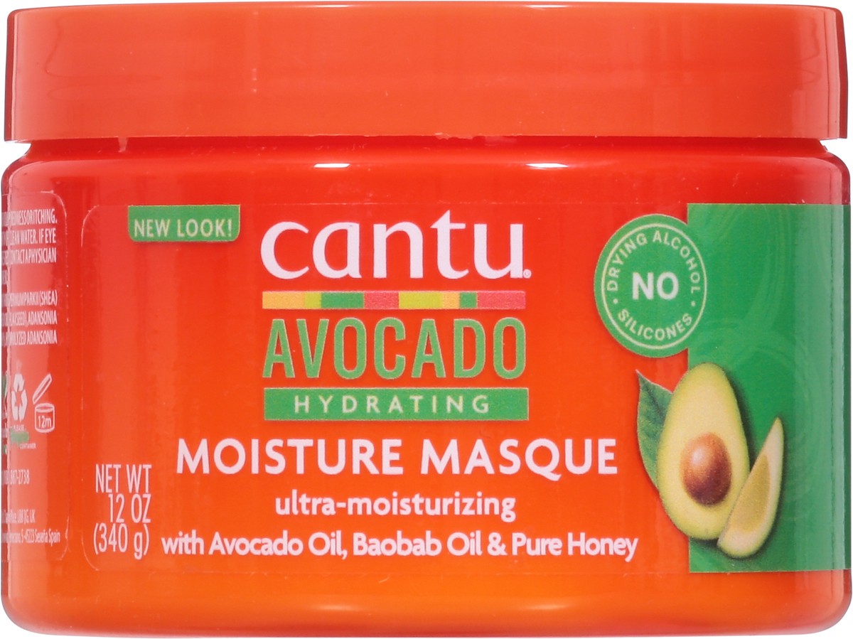 slide 9 of 12, Cantu Hydrating Avocado Moisture Masque 12 oz, 12 oz