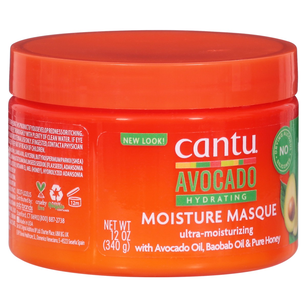 slide 8 of 12, Cantu Hydrating Avocado Moisture Masque 12 oz, 12 oz